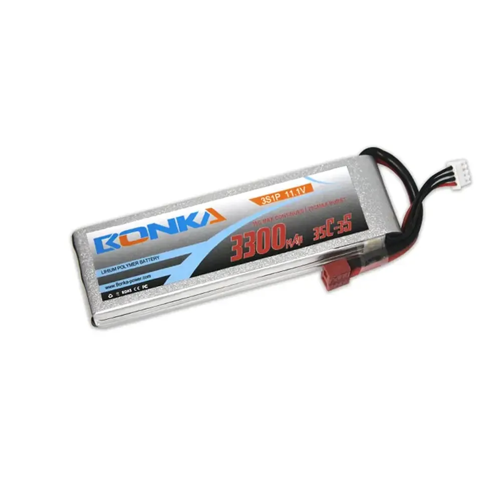 11.1V 3300mAh 3S 35C Lithium Polymer Battery With XT60 Plug (Brand Bonka).