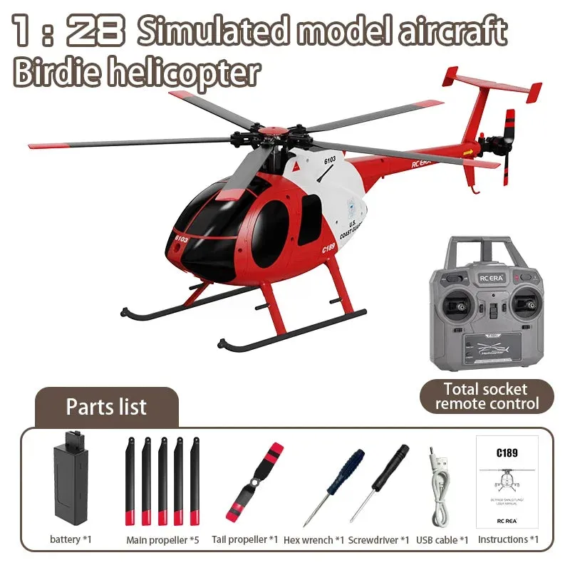1:28 Remote Control Helicopter Simulation Md500 Fixed Height