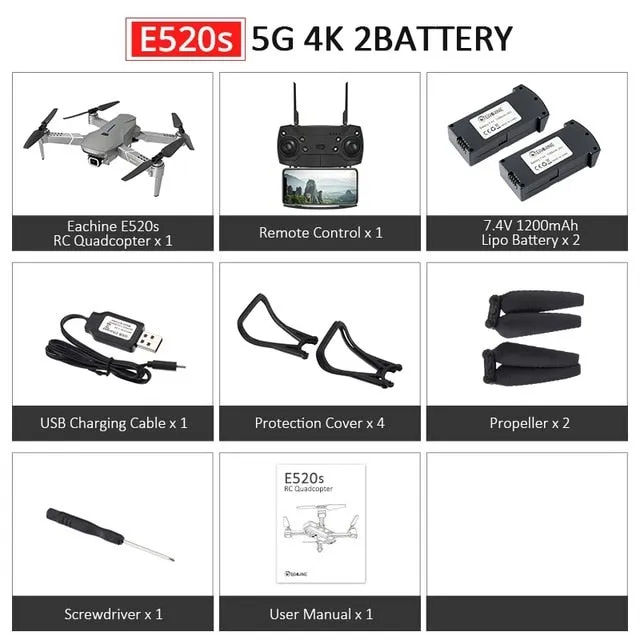 16mins Flight Time Foldable RC Camera Drones