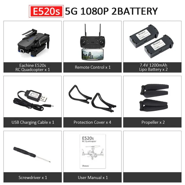 16mins Flight Time Foldable RC Camera Drones