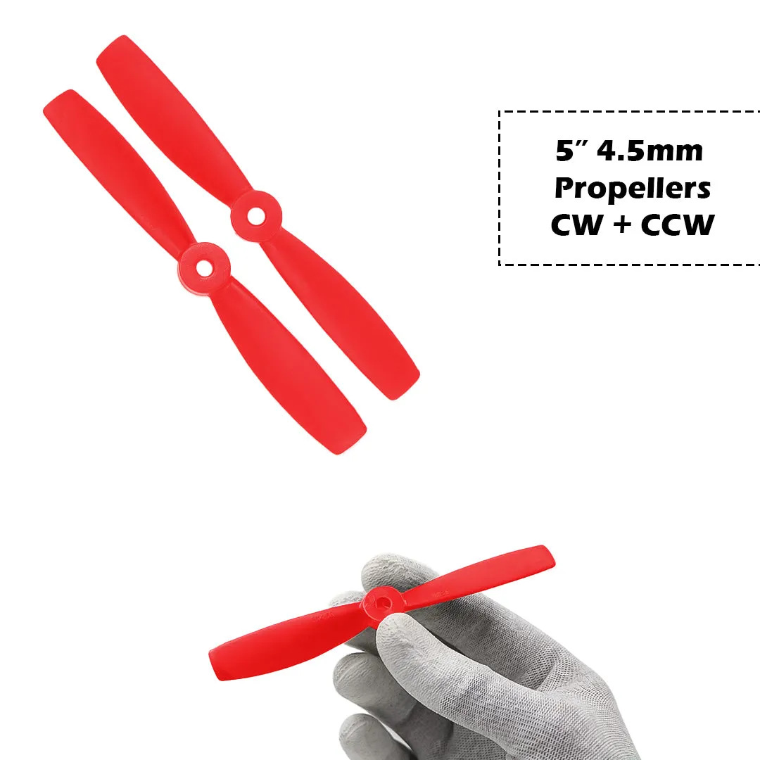 2-Blades 4.5mm Propellers For Drone/Quadcopters CW   CCW (1-Pair)
