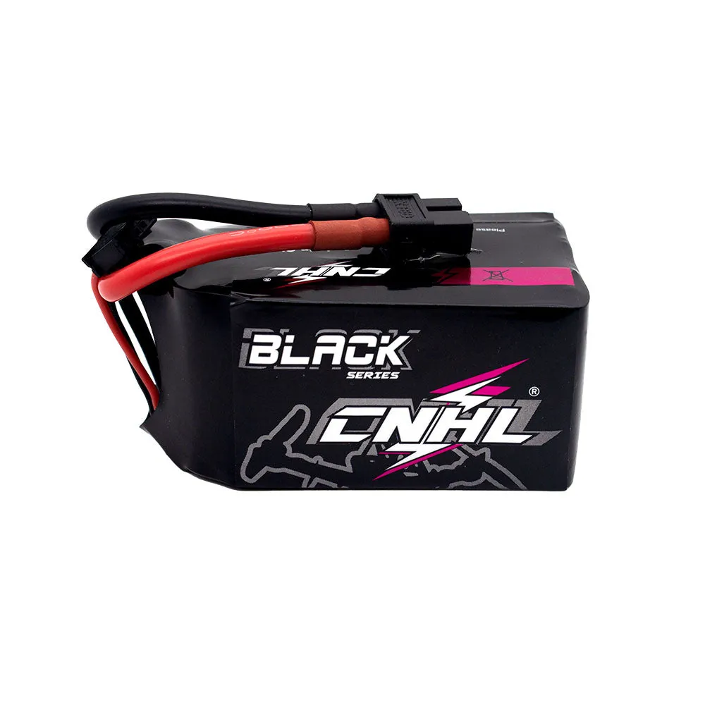 2 Packs CNHL Black Series 2000mAh 14.8V 4S 100C Lipo Battery with XT60 Plug - UK&CA Warehouse