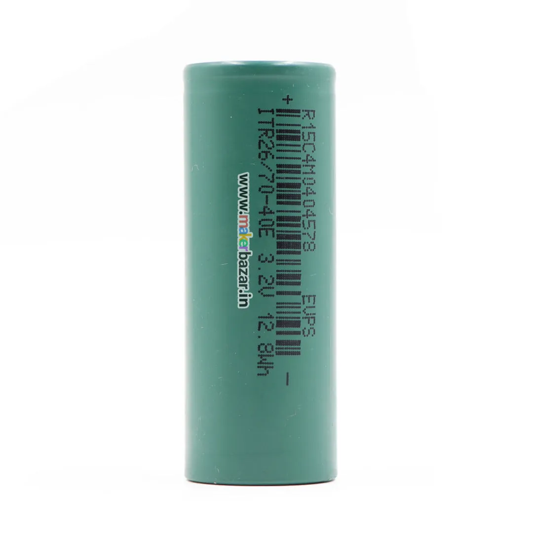 26700 3.2V 4000mAh Lithium-Ion Rechargeable Cell