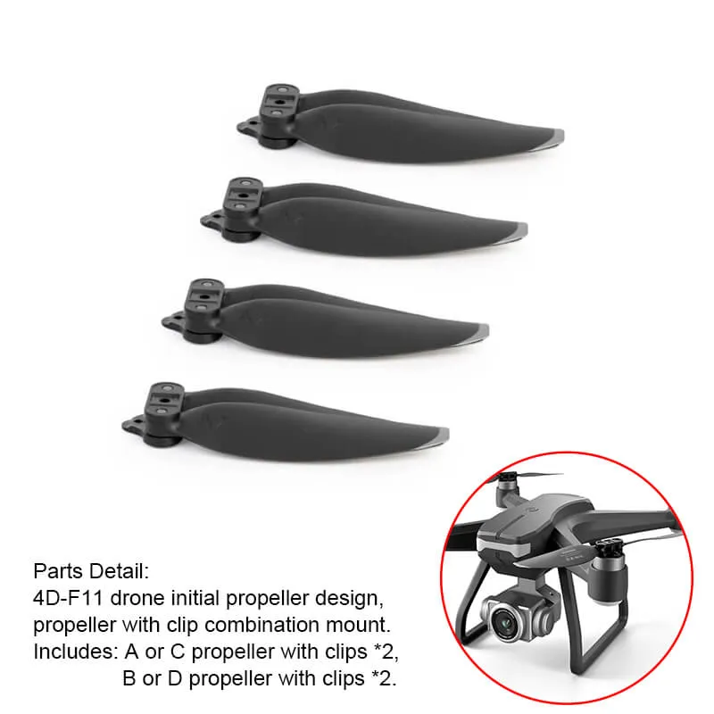 4D-F11 GPS Drone Accessories Optional (spare battery charging cable/spare propeller/landing stand)