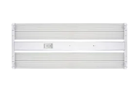 4ft Linear High Bay, 52,000 Lumens, 200W/300W/400W Selectable, 120-277V, 5000K CCT, White Finish