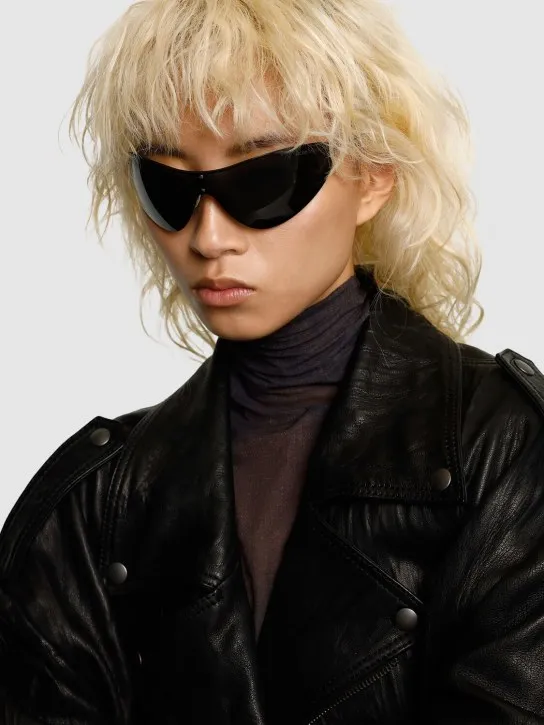 Acne Studios   Antus mask metal sunglasses 
