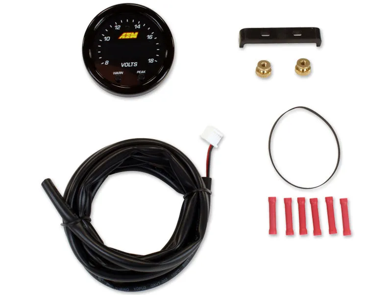 AEM X-Series Voltmeter 8-18V Display Gauge - 30-0303