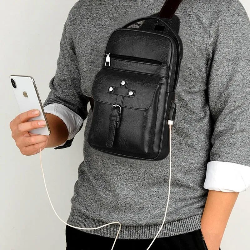 Backpack Waist Shoulder bag compatible with Ebook, Tablet and for Motorola Moto One Zoom (2019) - Black