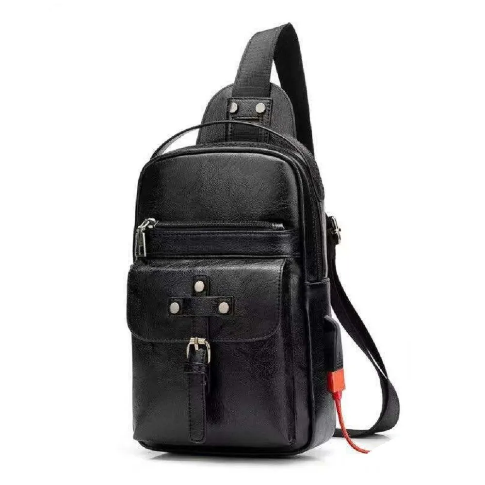 Backpack Waist Shoulder bag compatible with Ebook, Tablet and for Motorola Moto One Zoom (2019) - Black