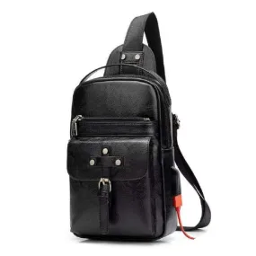 Backpack Waist Shoulder bag compatible with Ebook, Tablet and for Motorola Moto One Zoom (2019) - Black