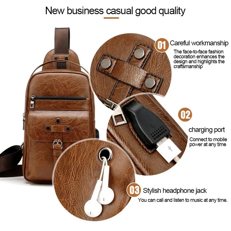 Backpack Waist Shoulder bag compatible with Ebook, Tablet and for Motorola One Zoom (2019) - Black