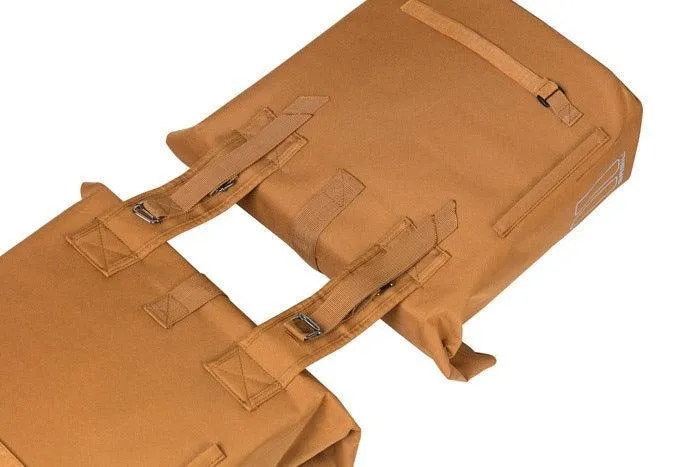 Basil City 28-32L Double Bag - Camel Brown
