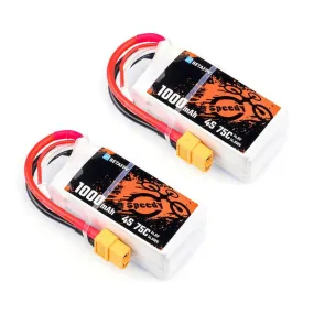 BetaFPV 1000mAh 4S 75C (XT60) (1pc) [DG]
