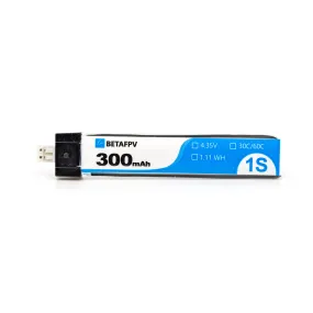 BetaFPV 300mAh 1S 30C PH2 HV Lipo Battery (1pc) [DG]