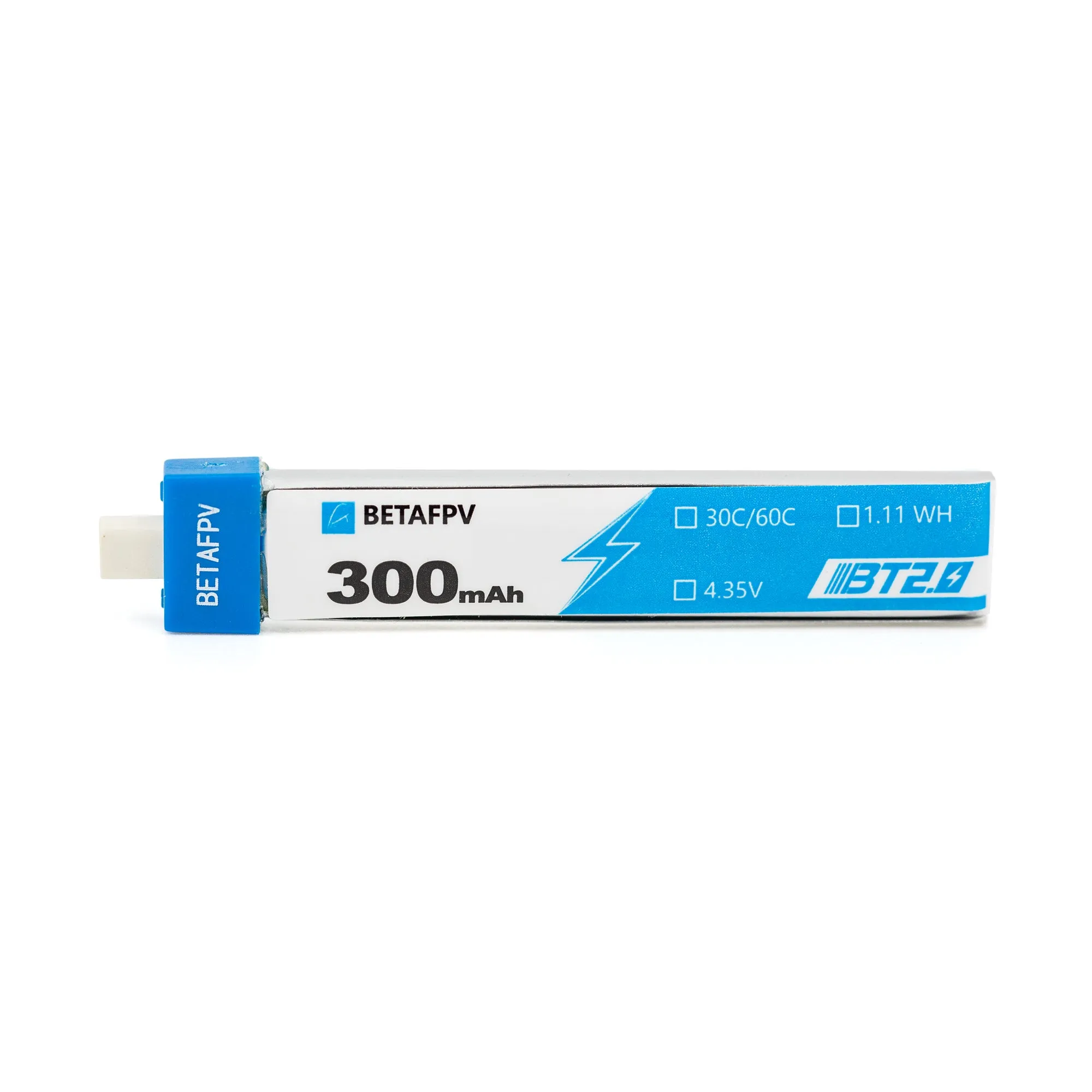 BetaFPV BT2.0 300mAh 1S 30C Lipo Battery (8pcs) [DG]