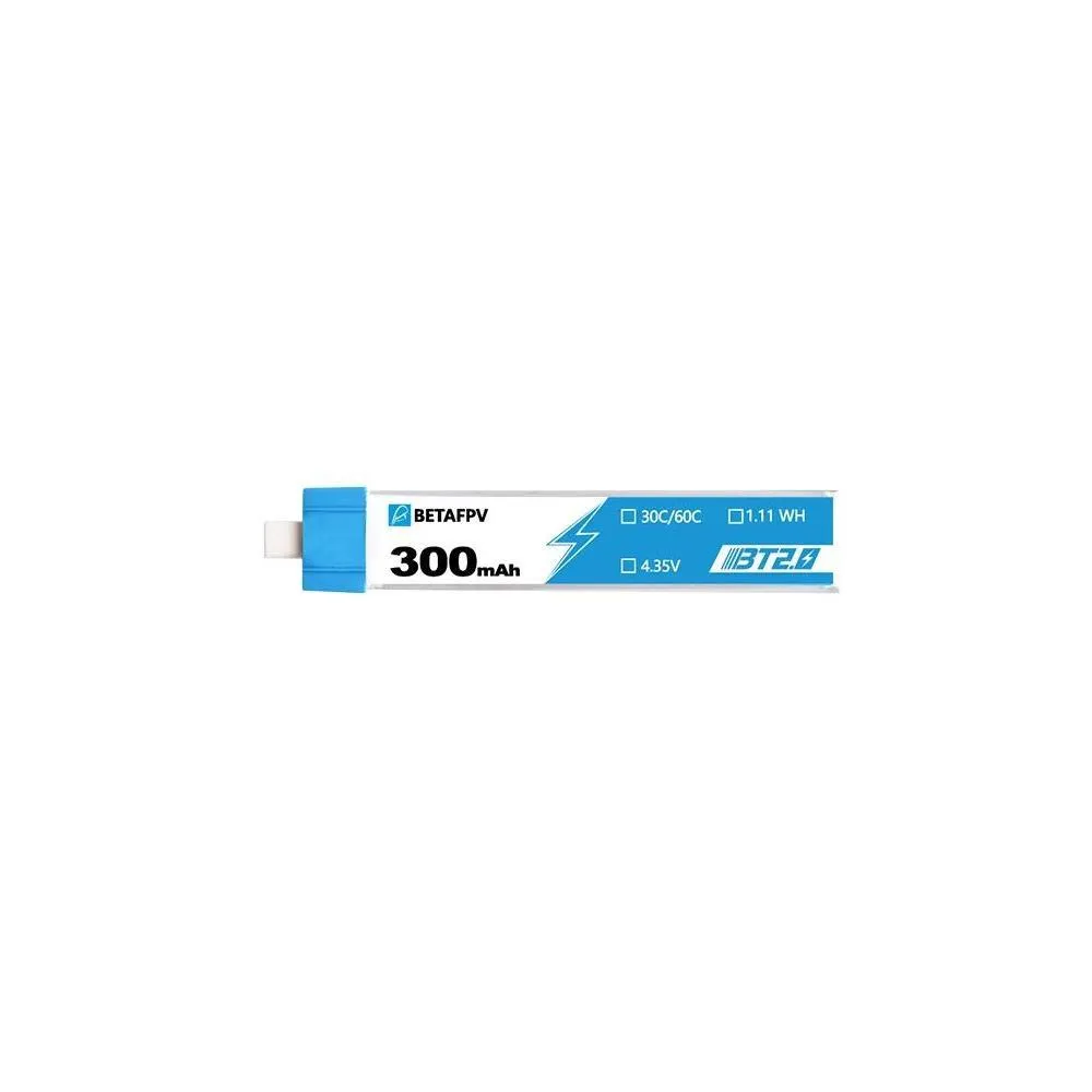 BetaFPV BT2.0 300mAh 1S 30C Lipo Battery (8pcs) [DG]