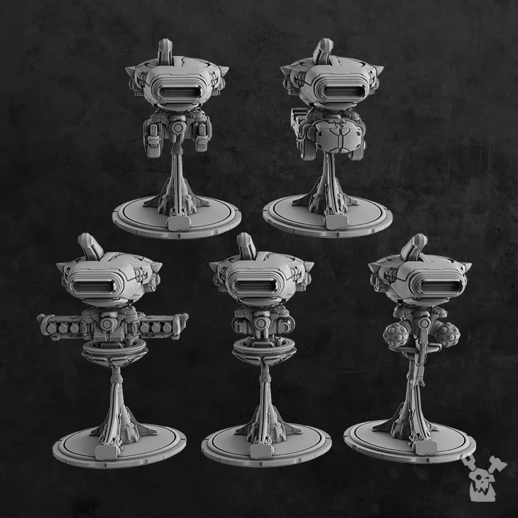 Black Sun Covenant Drones x5
