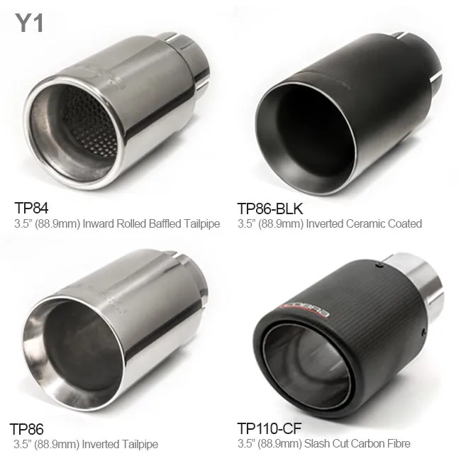 BMW M4 (F82) 3" Valved Turbo Back Performance Exhaust