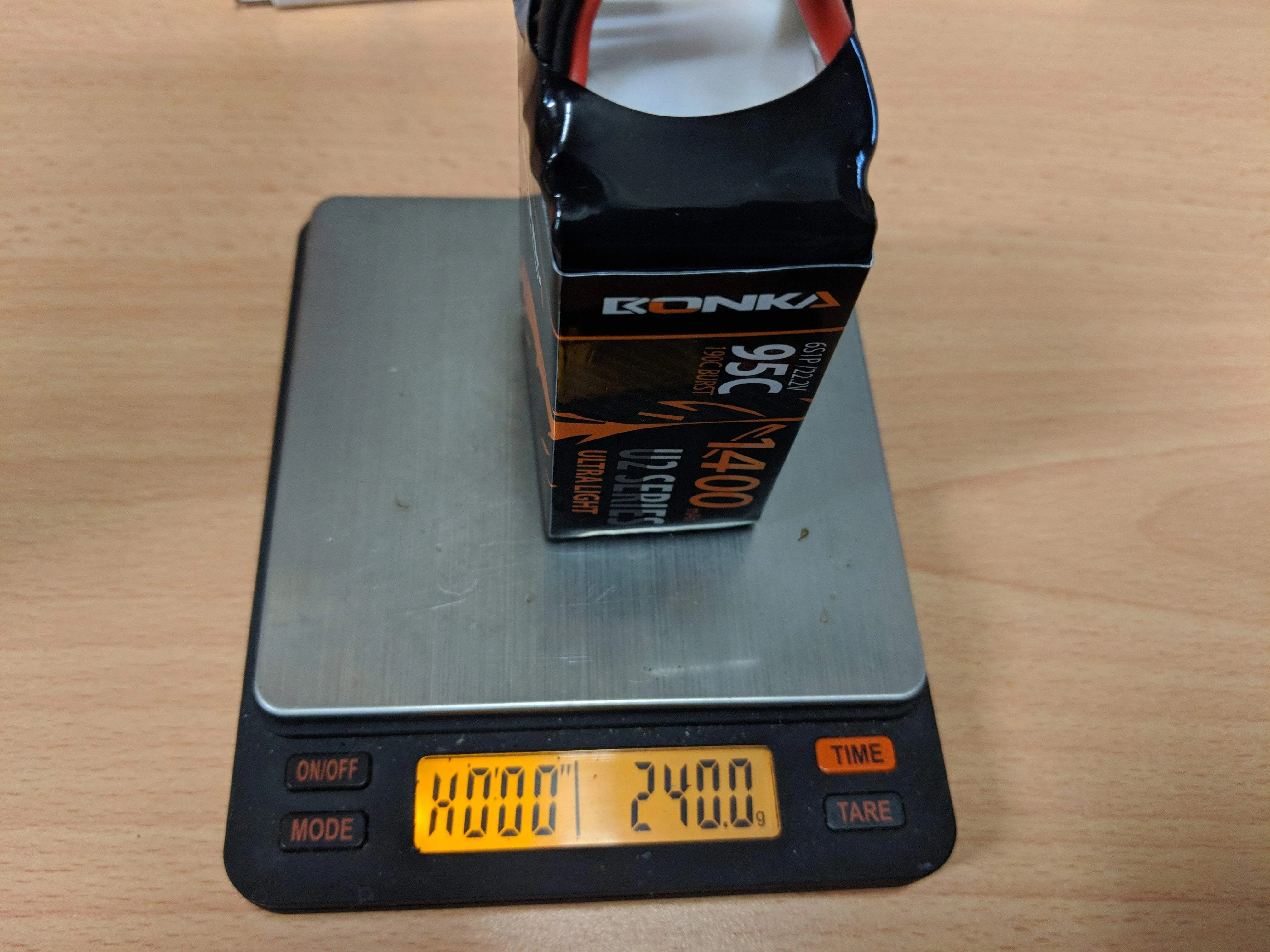 Bonka 1400mAh 6S 22.2V 95C Lipo Battery BKU2-1400/95-6S [DG]