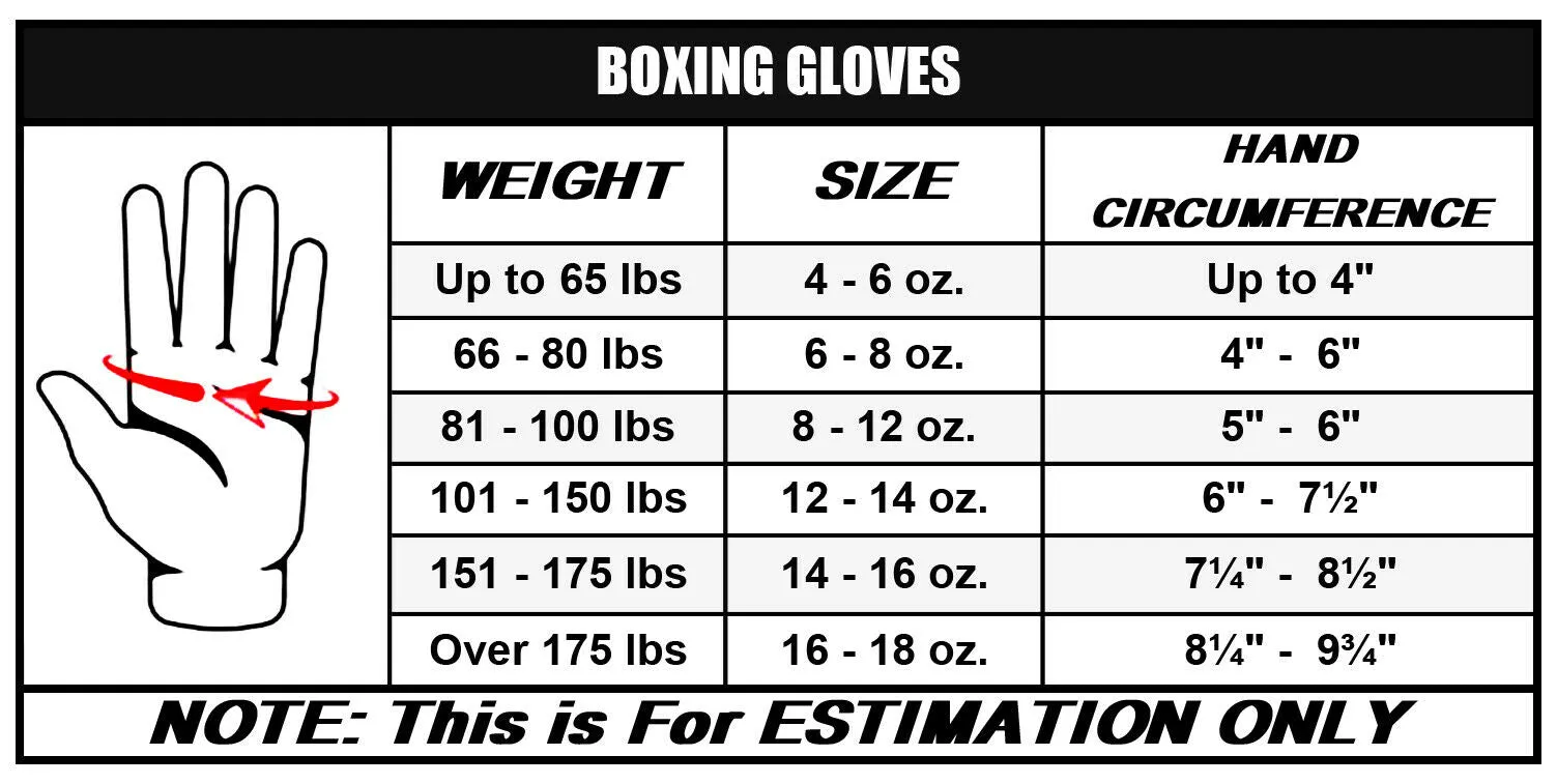 Boxing Gloves, Leather, Training, Black