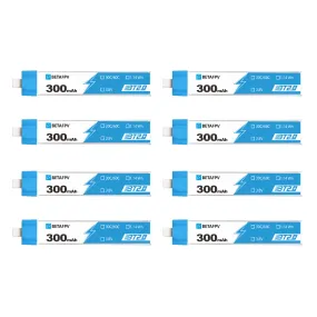 BT2.0 300mAh 1S 30C Battery (8PCS)