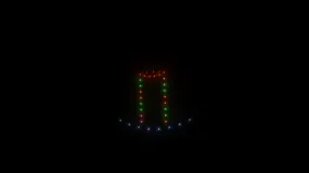 Burning candle animation - 50 drones