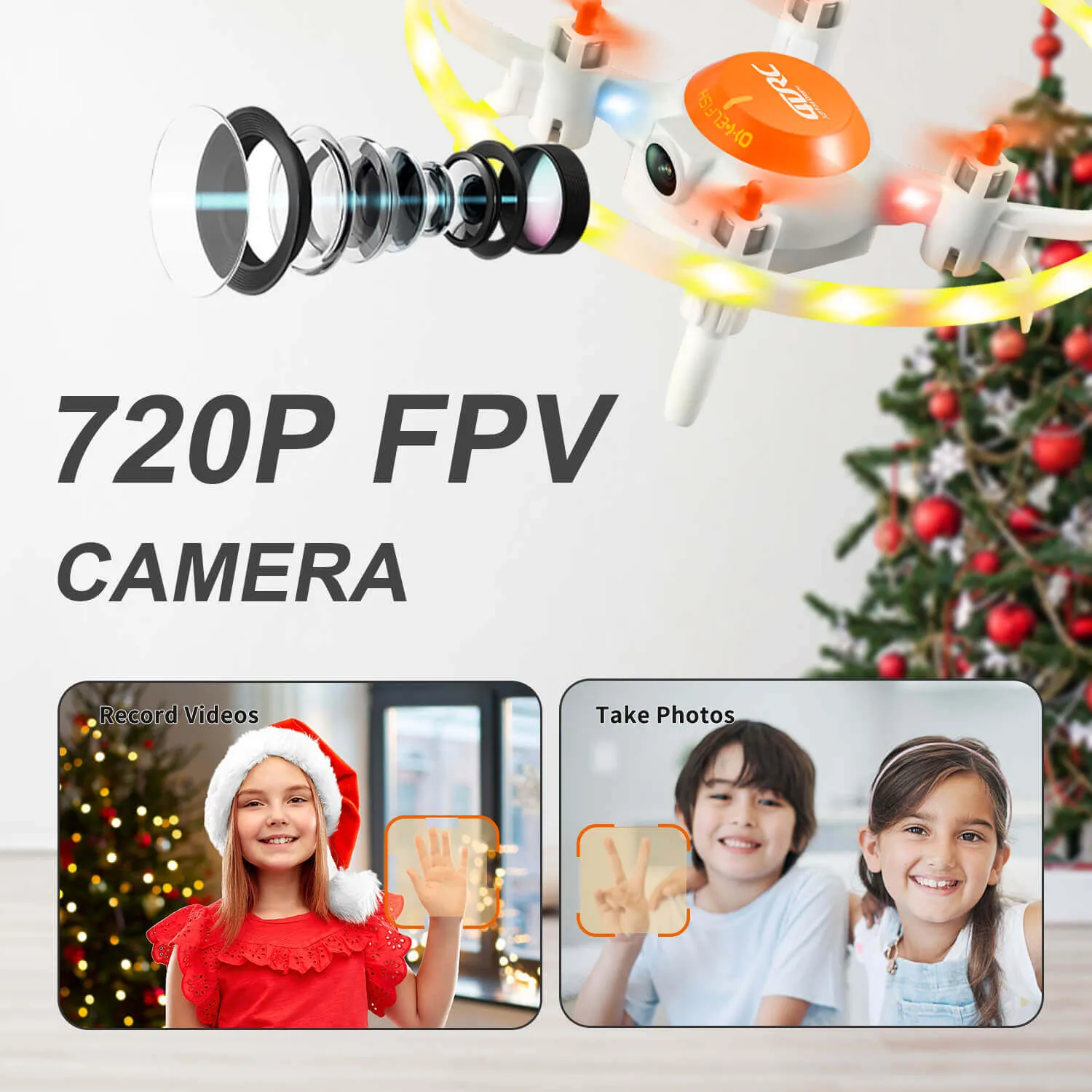 Camera Drone for Beginners Wifi FPV Live Video Quadcopter Remote Control Drone for Boys and Girls