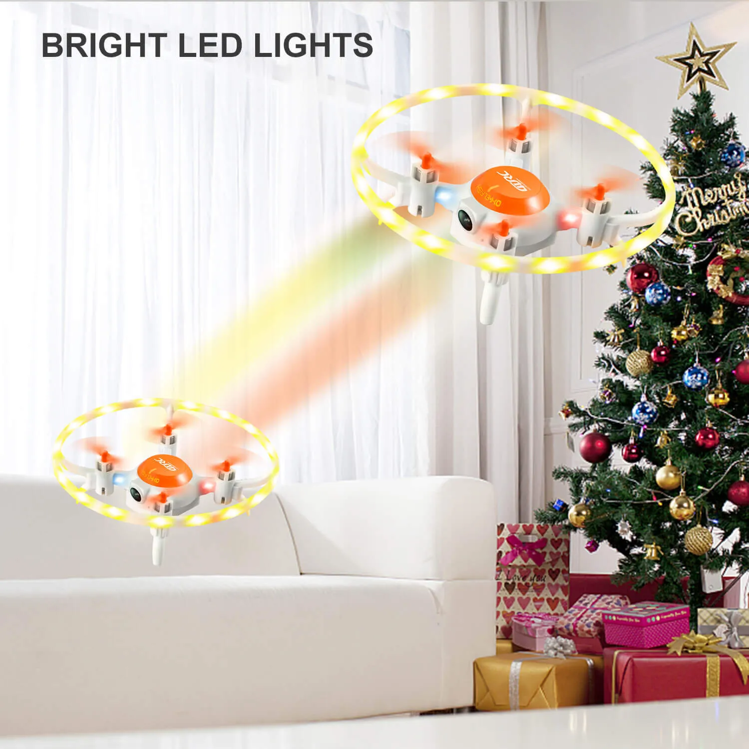 Camera Drone for Beginners Wifi FPV Live Video Quadcopter Remote Control Drone for Boys and Girls