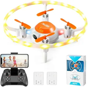 Camera Drone for Beginners Wifi FPV Live Video Quadcopter Remote Control Drone for Boys and Girls