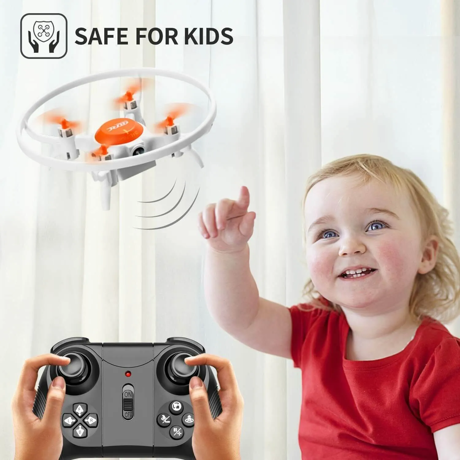 Camera Drone for Beginners Wifi FPV Live Video Quadcopter Remote Control Drone for Boys and Girls