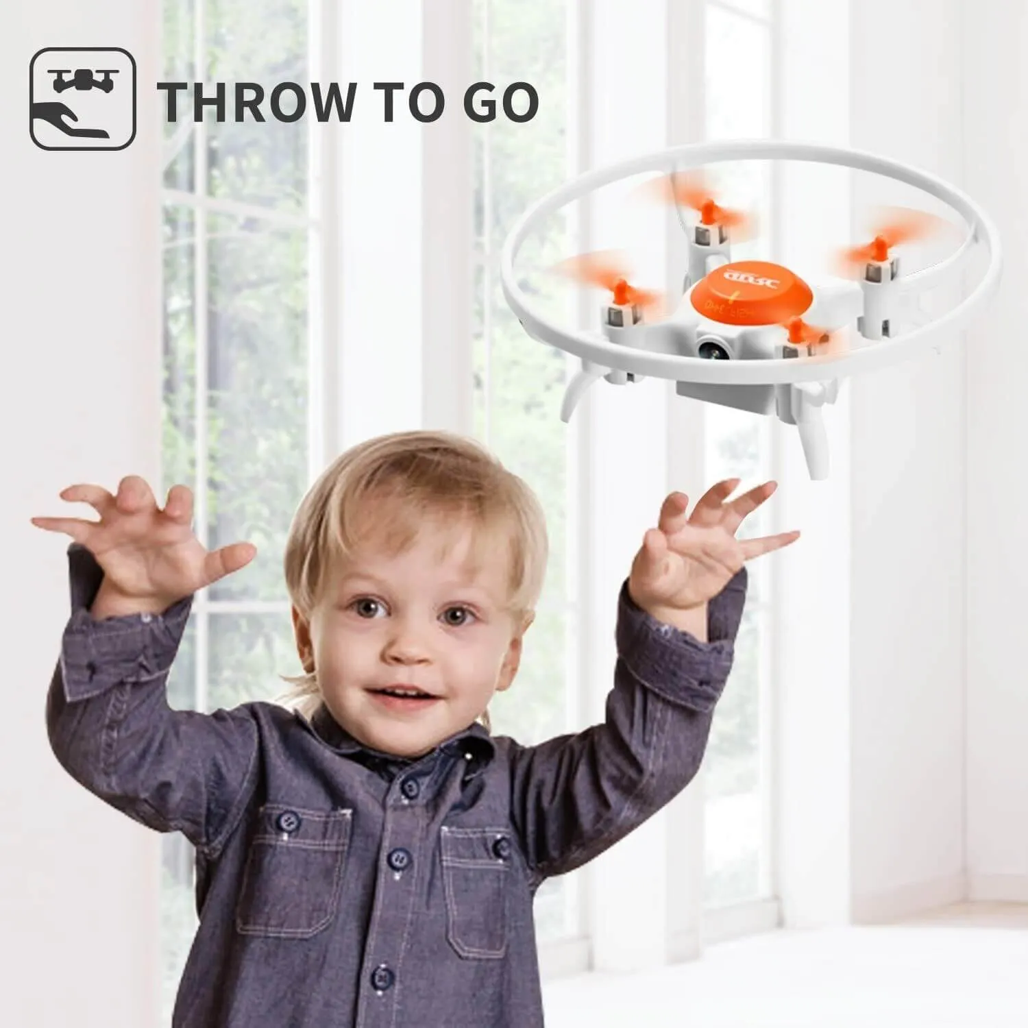 Camera Drone for Beginners Wifi FPV Live Video Quadcopter Remote Control Drone for Boys and Girls