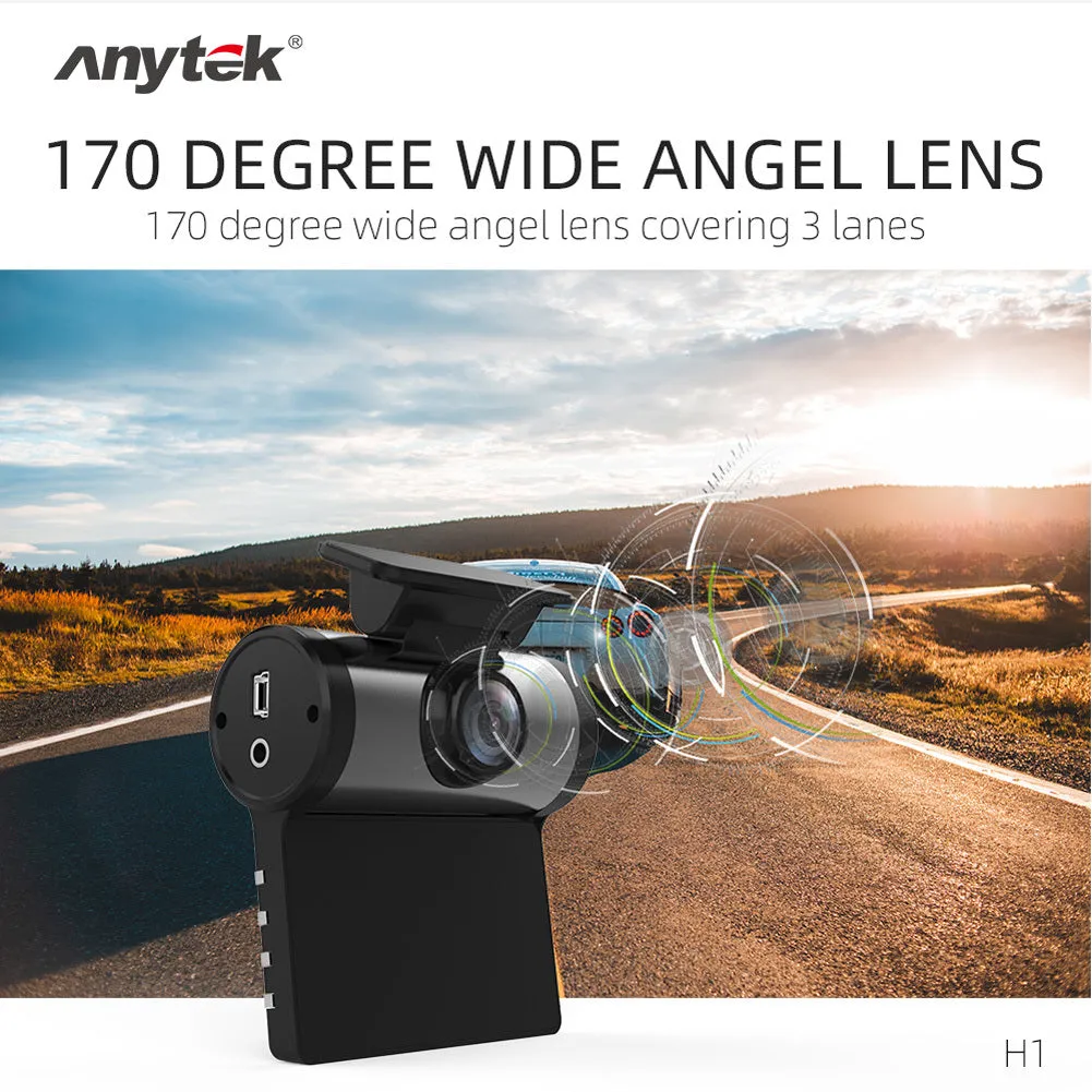 Car DVR 2inches FHD 170 PS5250 with 4G2P Wide-angle Lens