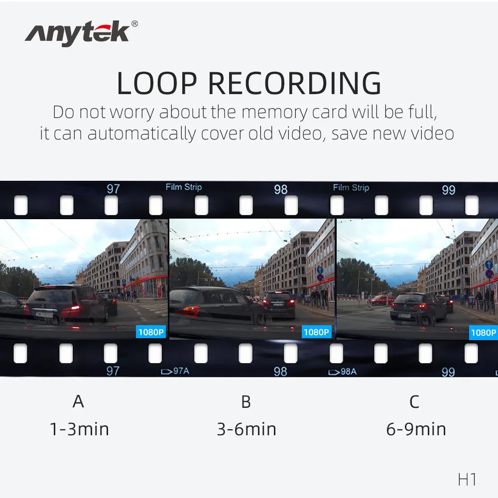 Car DVR 2inches FHD 170 PS5250 with 4G2P Wide-angle Lens