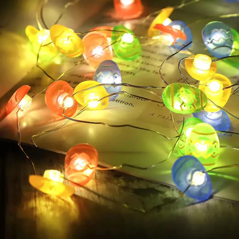 Carrot & Rabbit Easter String Lights | Festive LED Decoration