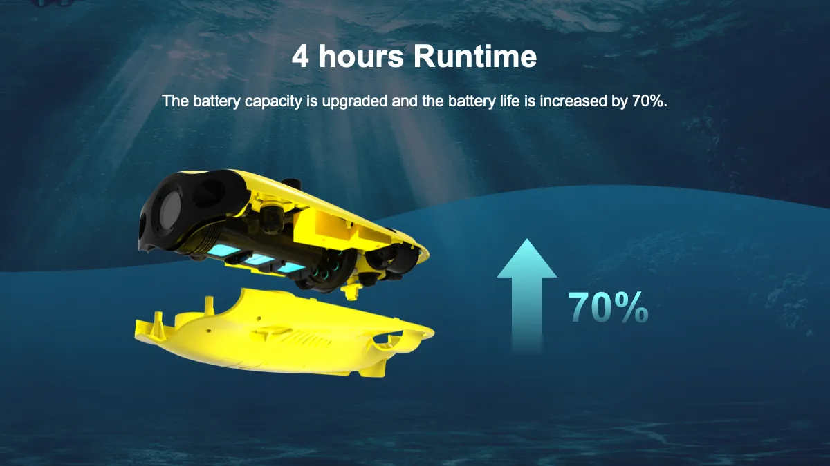Chasing Gladius Mini S with Robotic Arm Underwater Drone