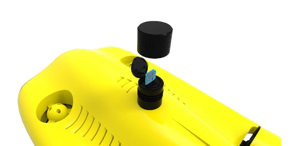 Chasing Gladius Mini S with Robotic Arm Underwater Drone