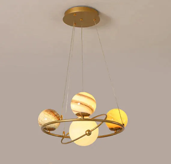 Children's Room Bedroom Eye Protection Boy Girl Creative Restaurant Modern Simple Star Space Wandering Earth Nordic Chandelier