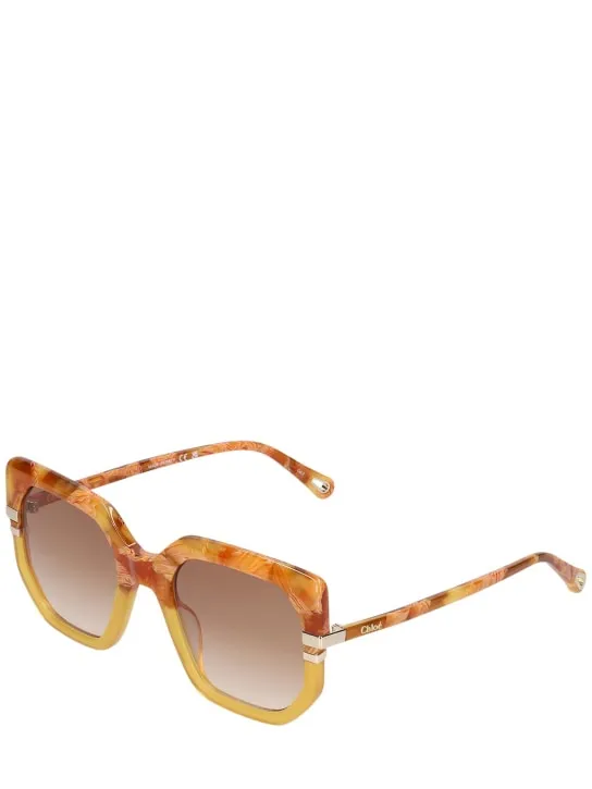 Chloé   West butterfly bio-acetate sunglasses 