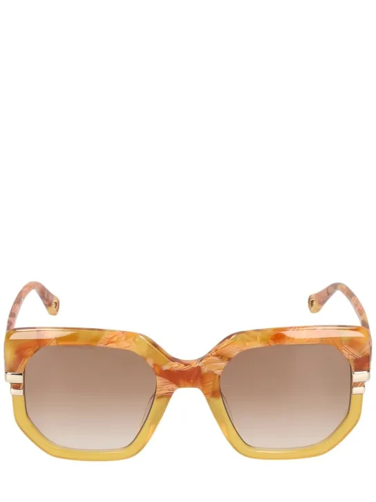Chloé   West butterfly bio-acetate sunglasses 
