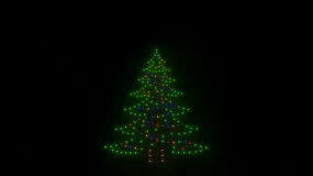 Christmas tree animation - 200 drones