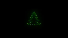 Christmas tree animation - 50 drones