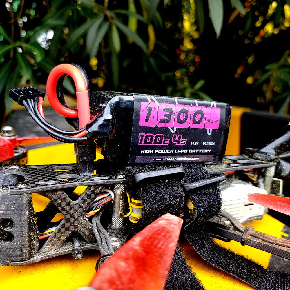 CNHL Black Series 1300mAh 14.8V 4S 100C Lipo Battery with XT60 Plug