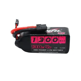 CNHL Black Series V2.0 1300mAh 14.8V 4S 130C Lipo Battery with XT60 Plug