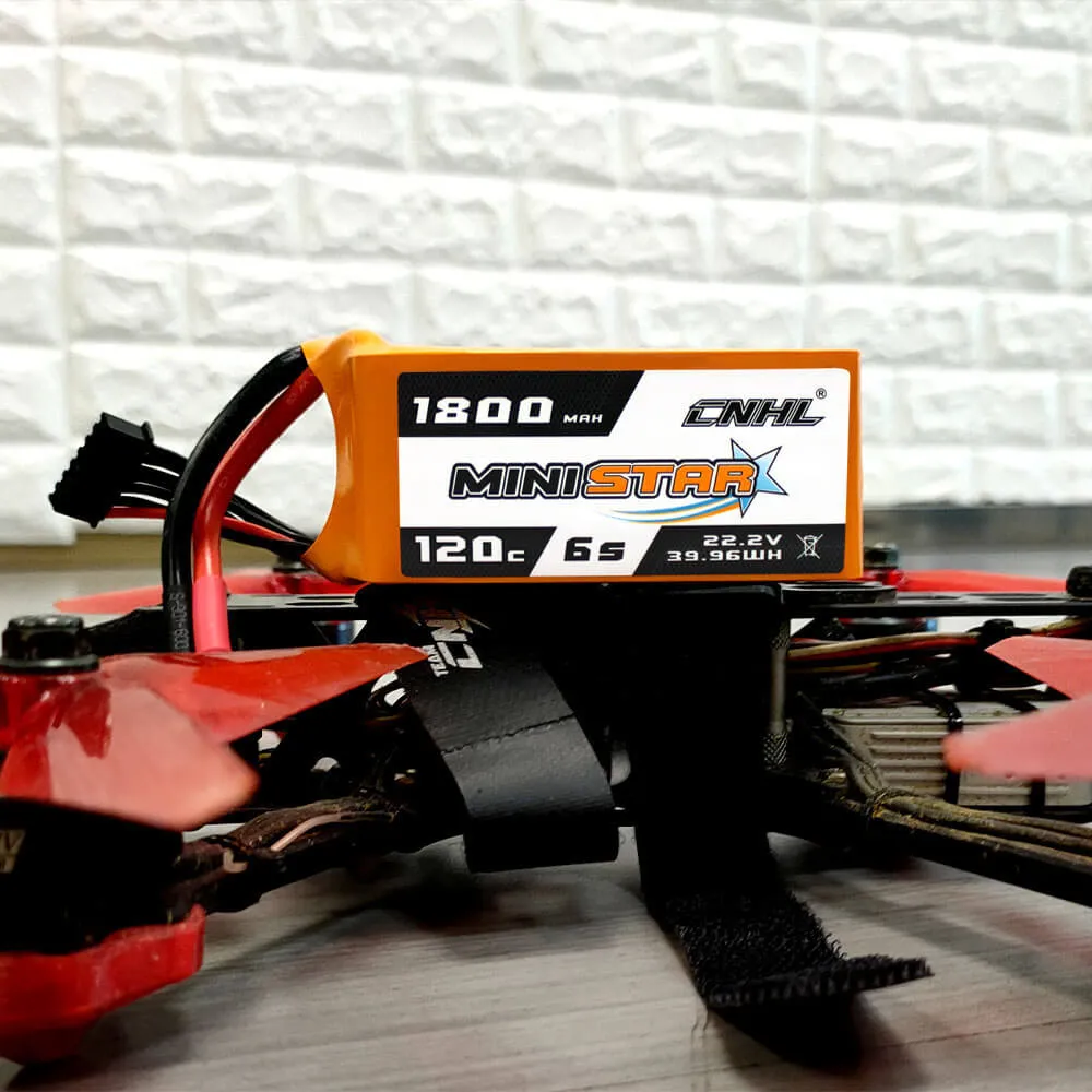 CNHL MiniStar 1800mAh 22.2V 6S 120C(max 200C) Lipo Battery with XT60 Plug