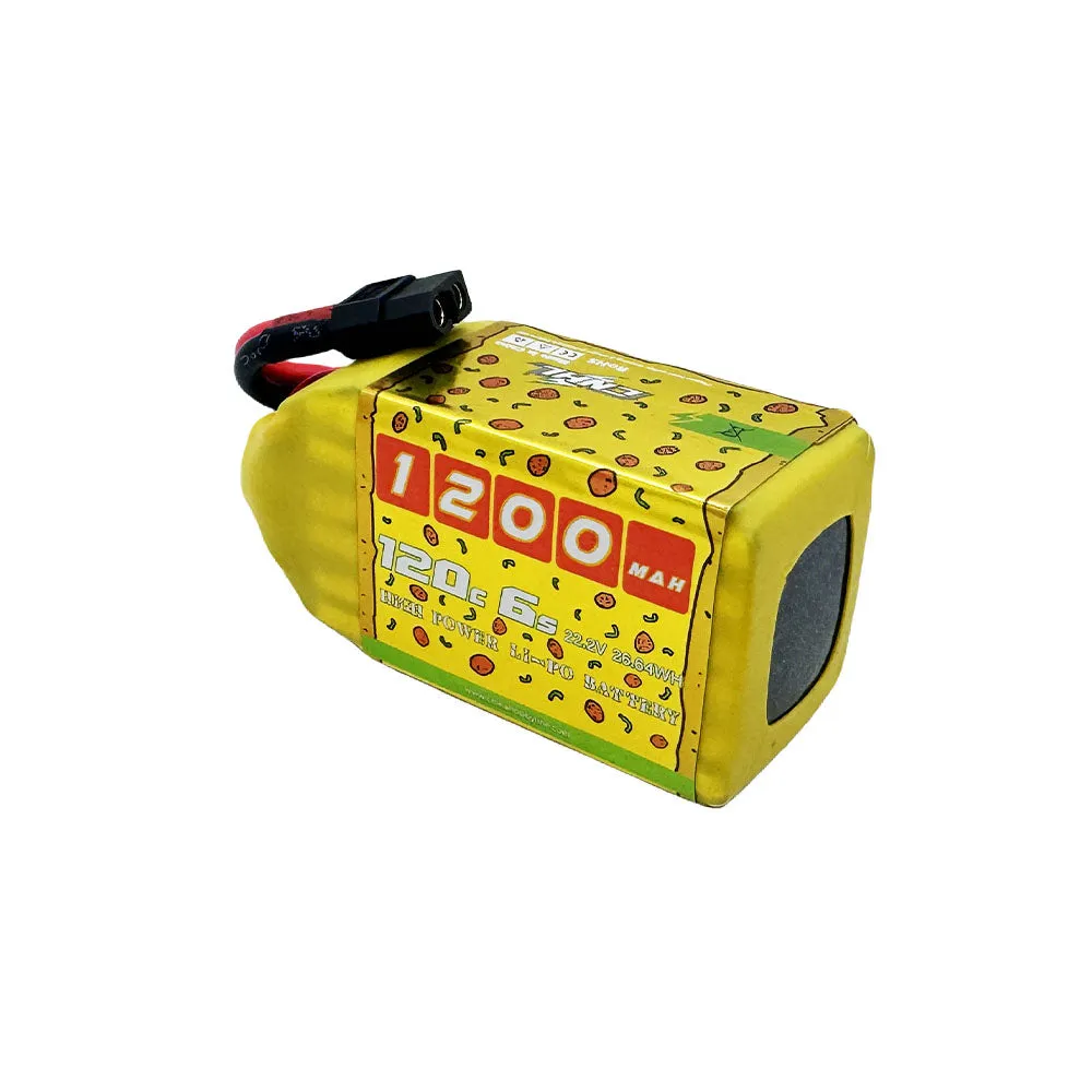 CNHL Speedy Pizza V2.0 1200mAh 22.2V 6S 120C Lipo Battery with XT60 Plug