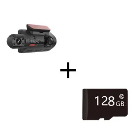 Color: Black with 128G Memory card - Hidden Driving Recorder 3