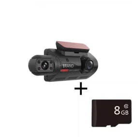 Color: Black with 8G Memory card - Hidden Driving Recorder 3 Inch