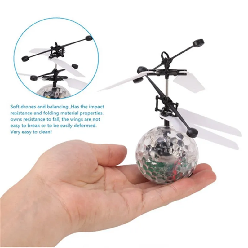 Colorful LED Induction Remote Control Drone/Flying Ball