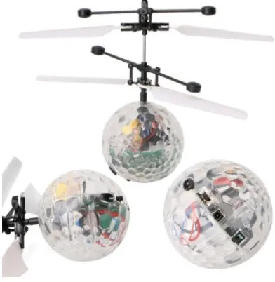 Colorful LED Induction Remote Control Drone/Flying Ball
