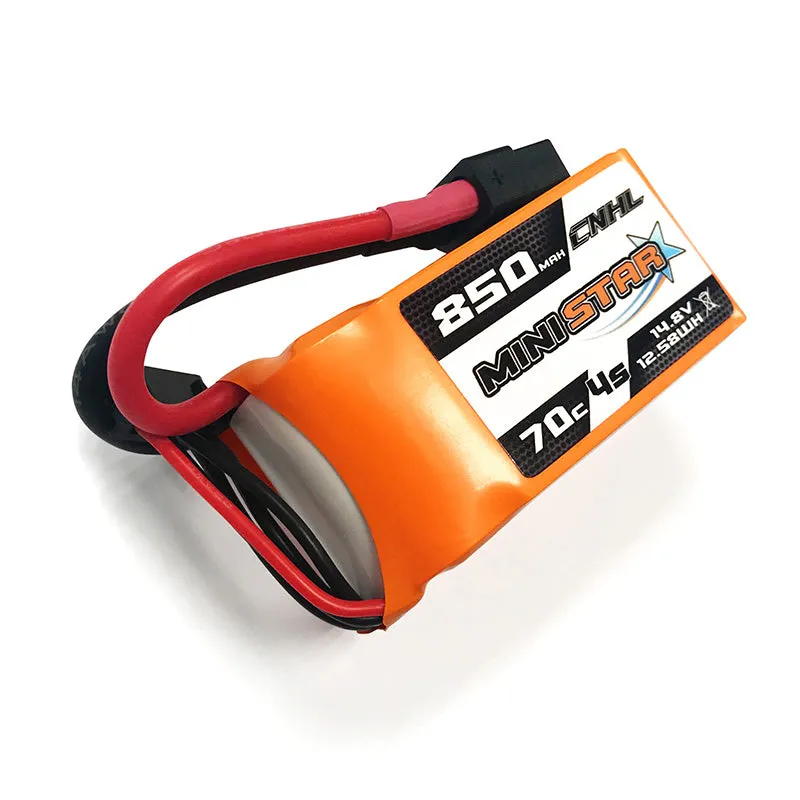 [Combo] 2 Packs CNHL MiniStar 850mAh 14.8V 4S 70C Lipo Battery with XT60 Plug